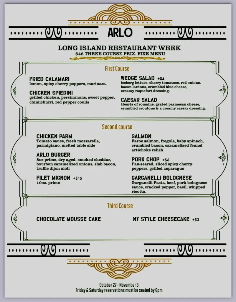 Long Island Restaurant Week