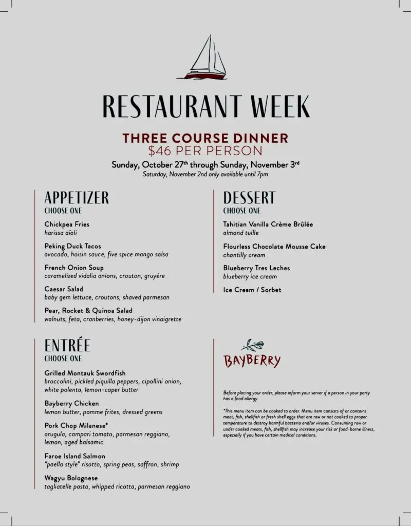 Long Island Restaurant Week