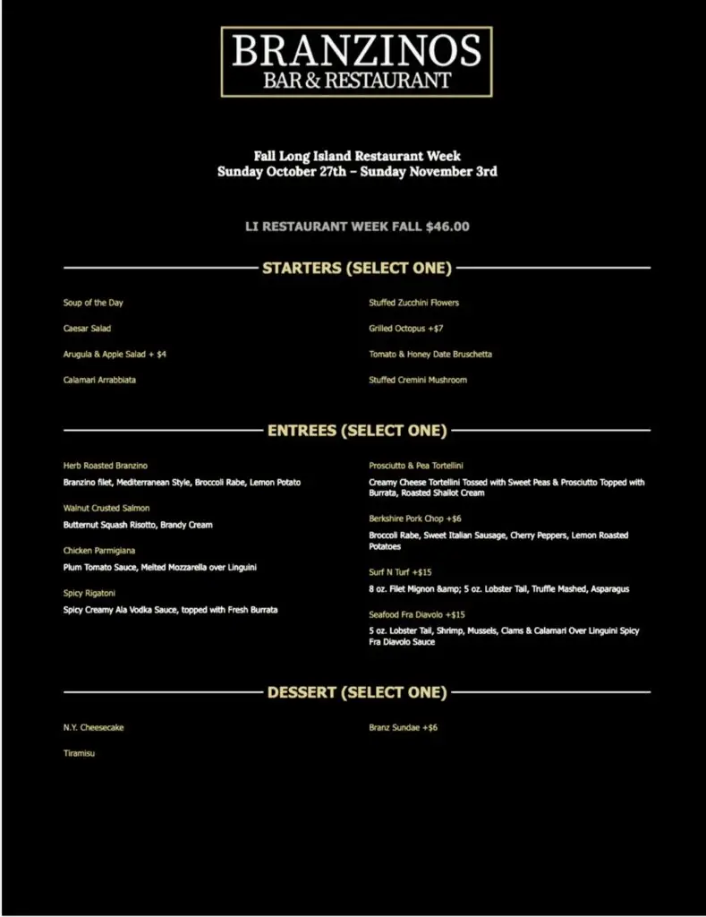 Long Island Restaurant Week