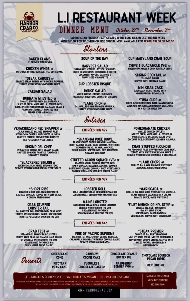 Long Island Restaurant Week