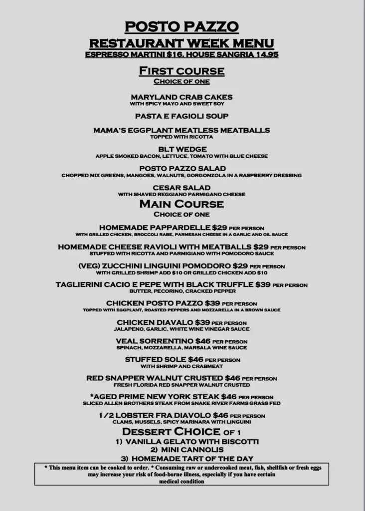Long Island Restaurant Week