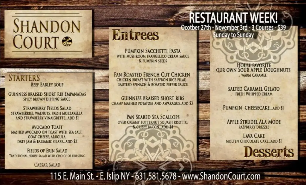 Long Island Restaurant Week