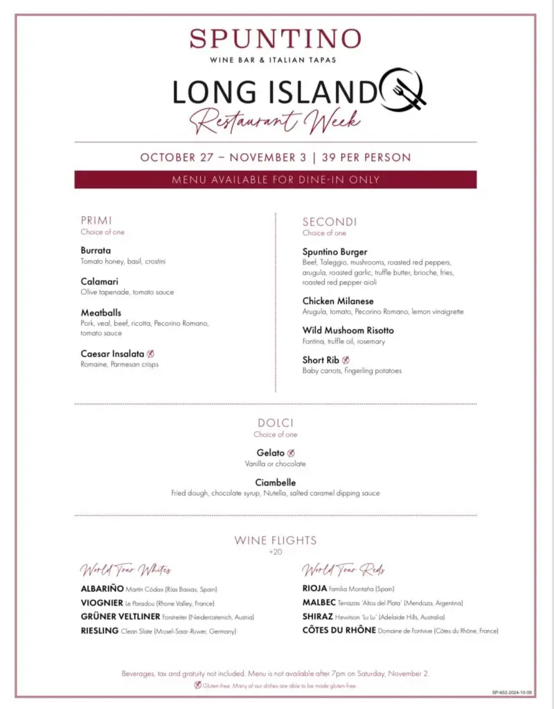 Long Island Restaurant Week