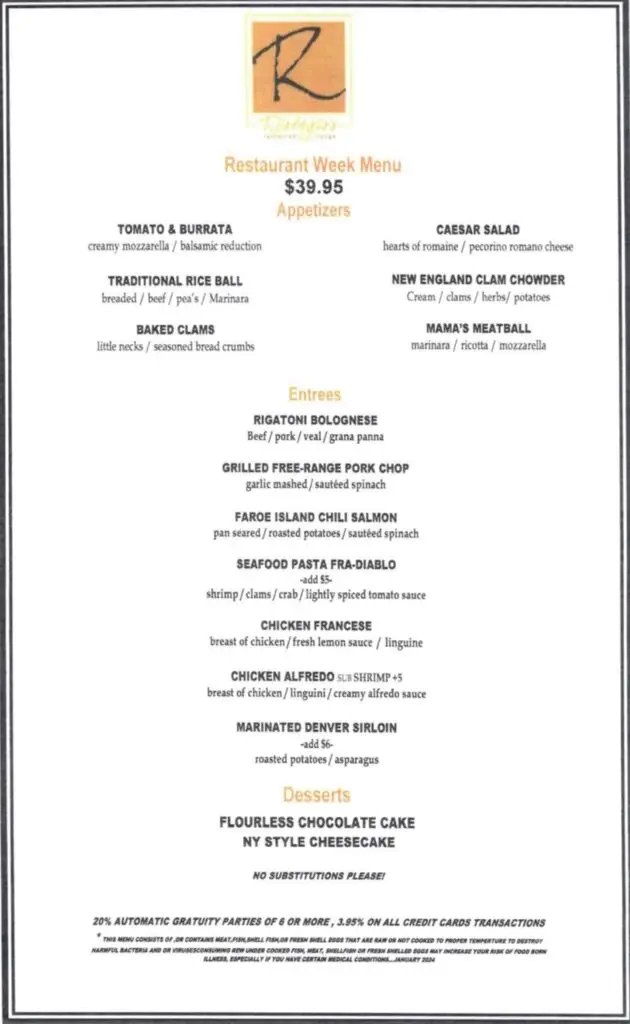 Long Island Restaurant Week