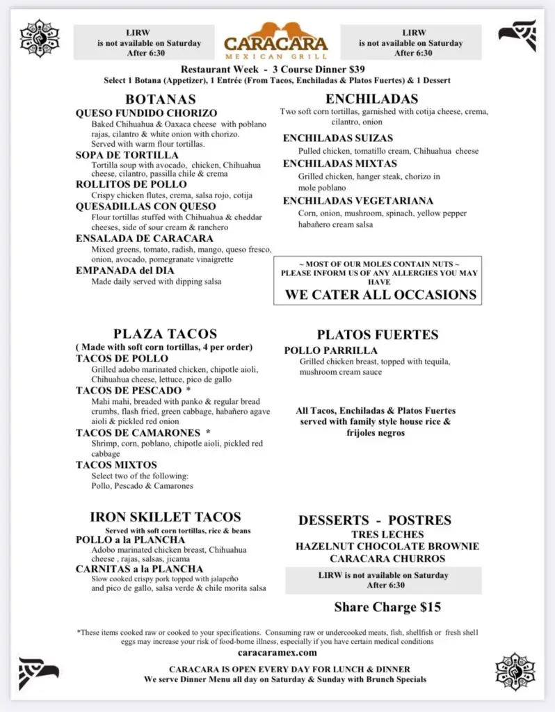 Long Island Restaurant Week