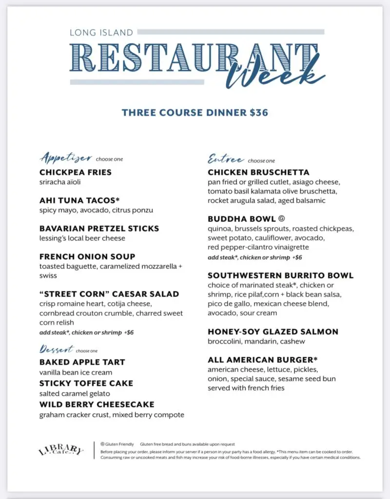 Long Island Restaurant Week
