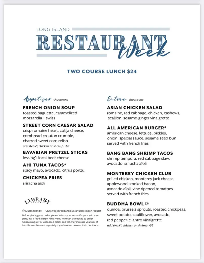 Long Island Restaurant Week
