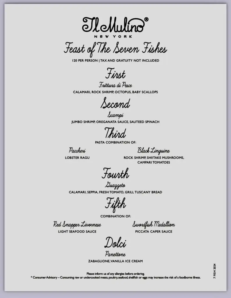 Restaurants Open on Christmas Eve!
