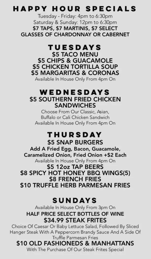 Happy Hours in Wantagh