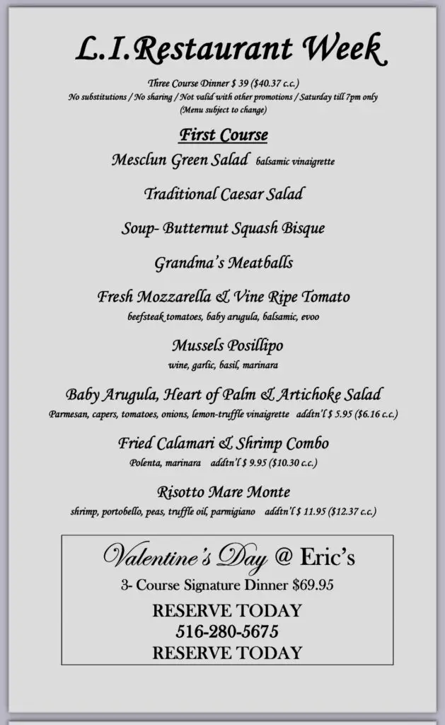 Restaurant Week
