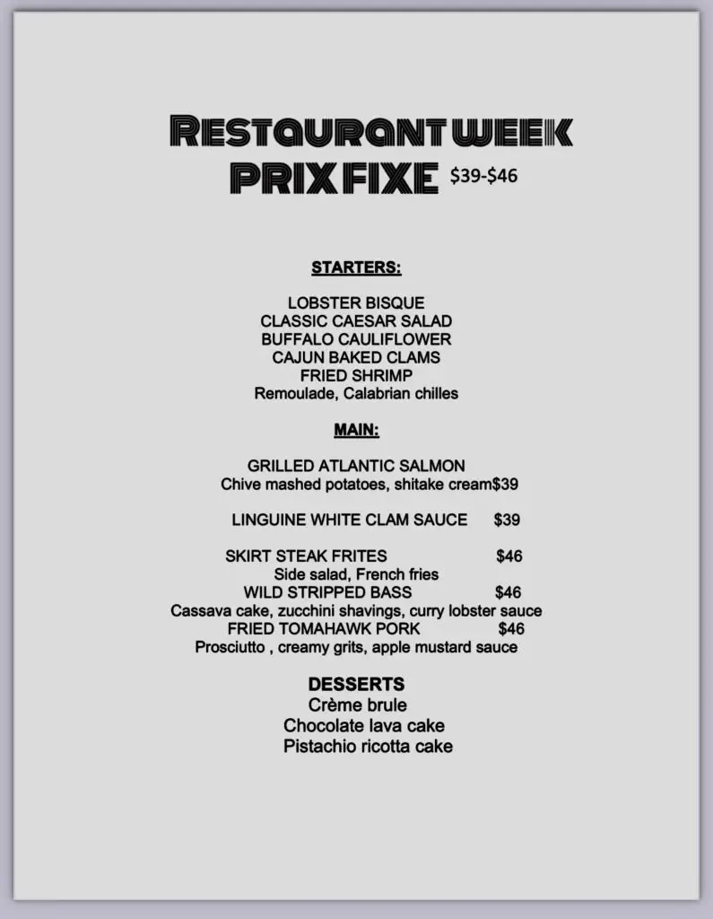 Restaurant Week