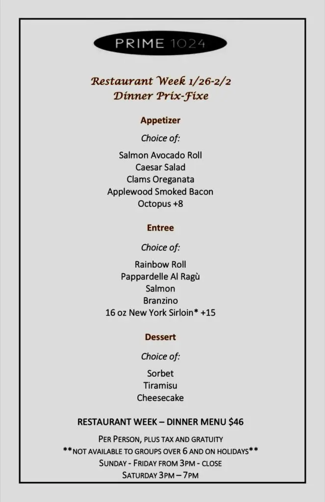 Restaurant Week