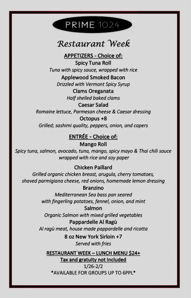 Restaurant Week