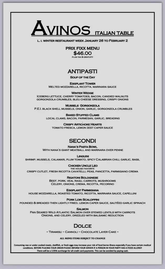 Restaurant Week