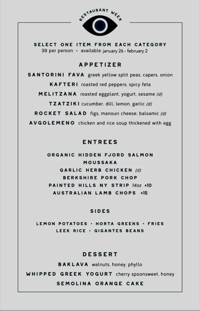 Restaurant Week