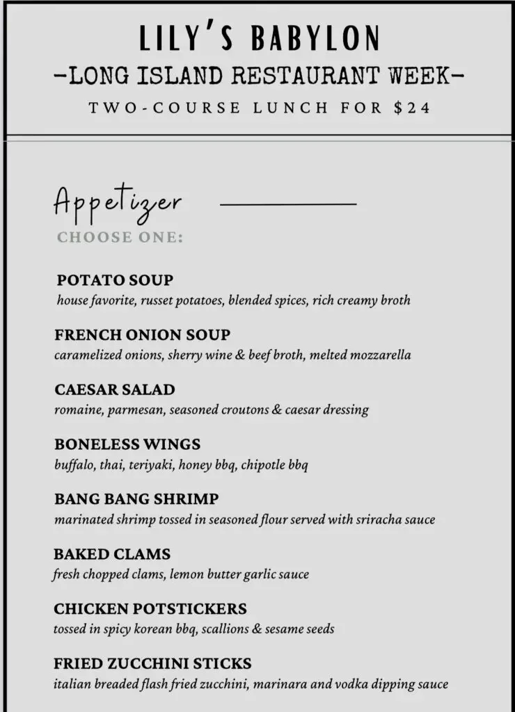 Restaurant Week