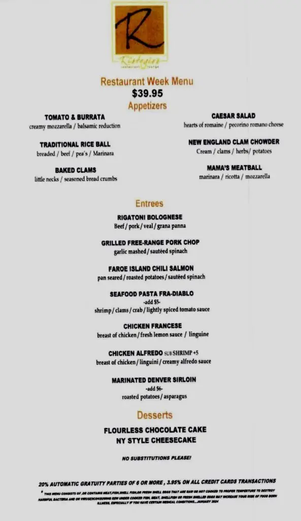 Restaurant Week