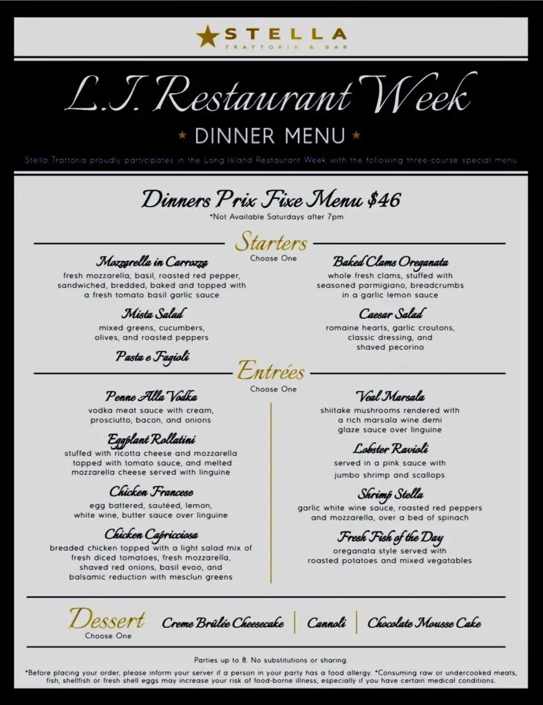 A Complete Guide to LI Restaurant Week including Menus! Going Local Long Island