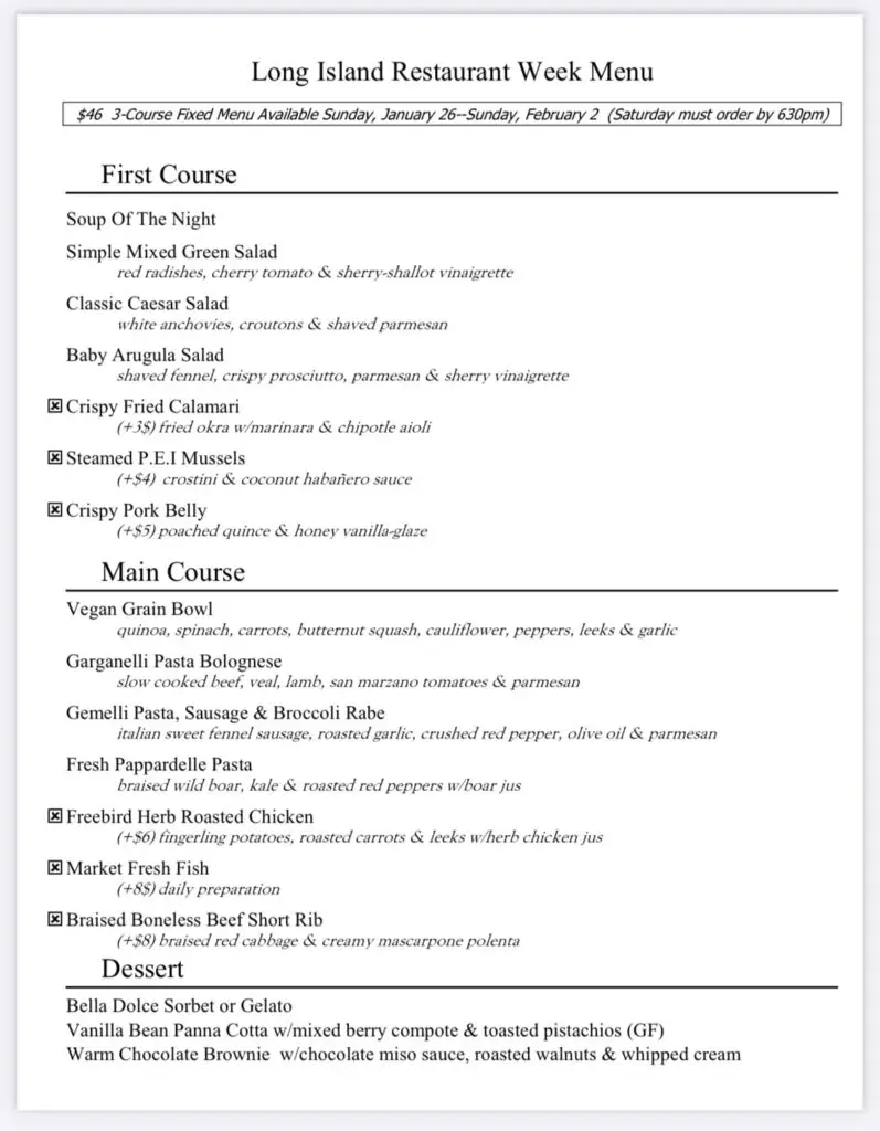 Restaurant Week