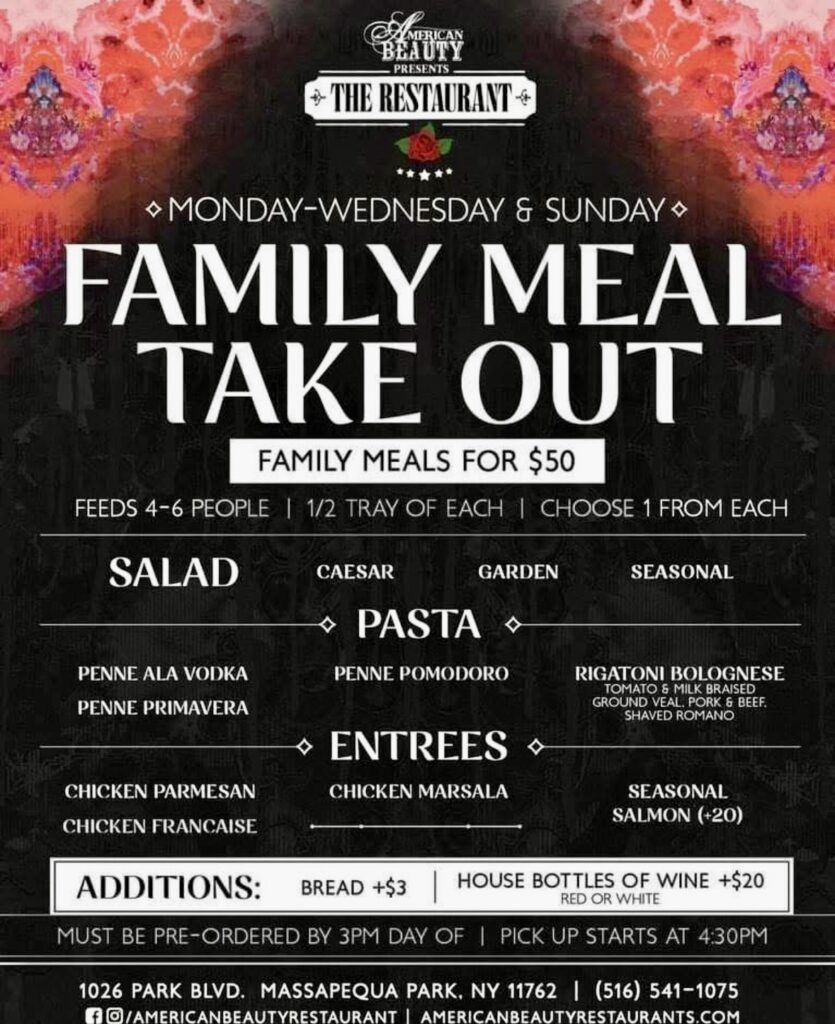 Family Takeout Specials