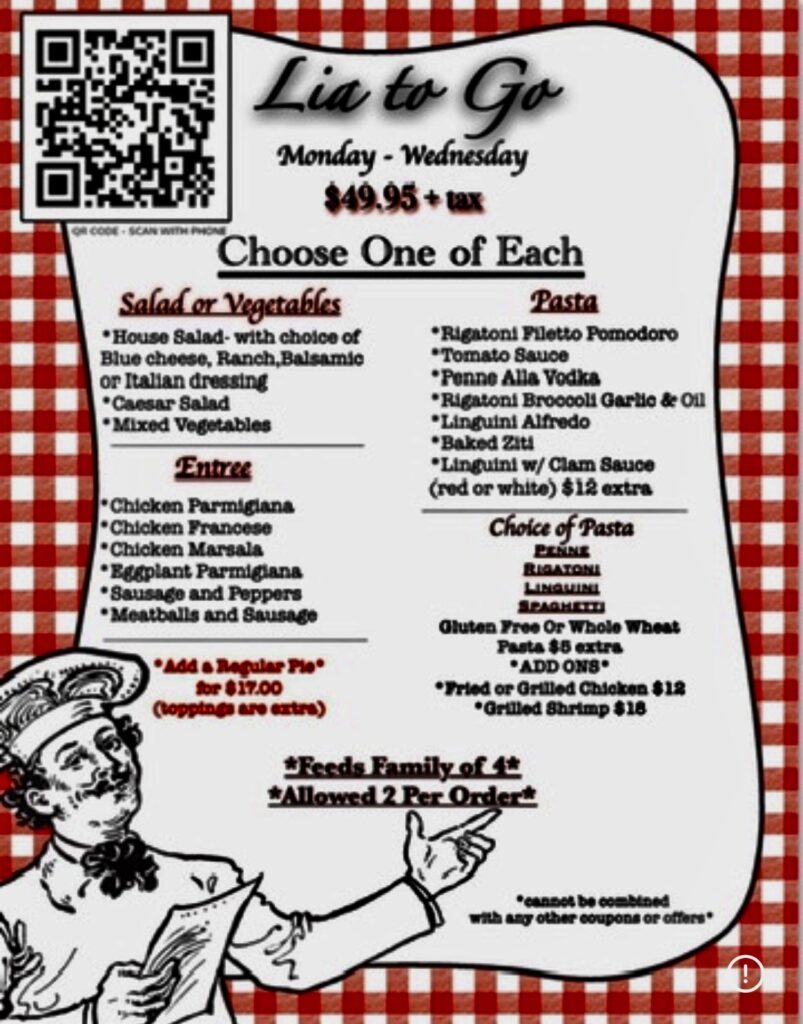 Family Takeout Specials