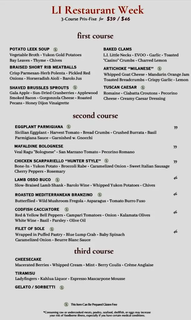 Restaurant Week in Huntington