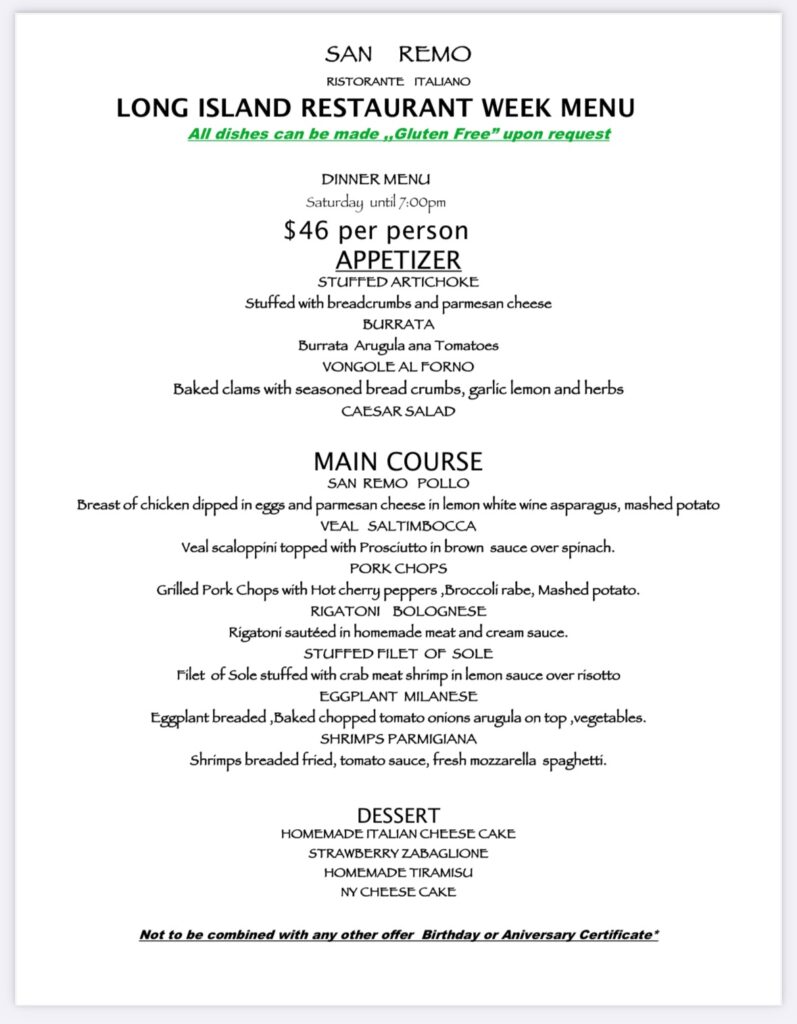Restaurant Week