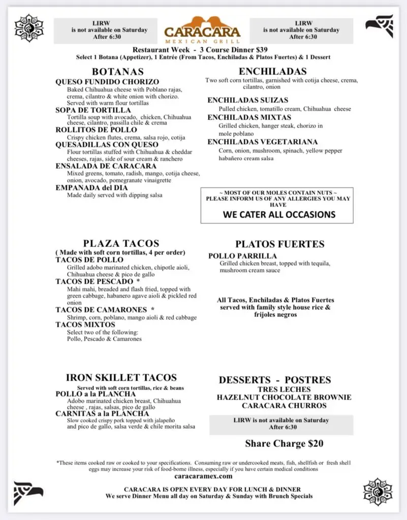 Long Island Restaurant Week