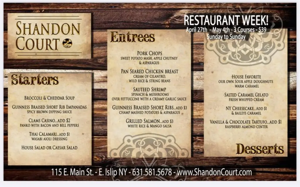 Long Island Restaurant Week
