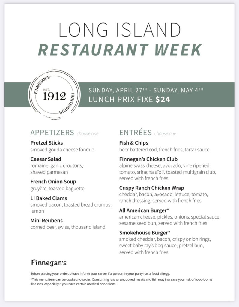 Long Island Restaurant Week