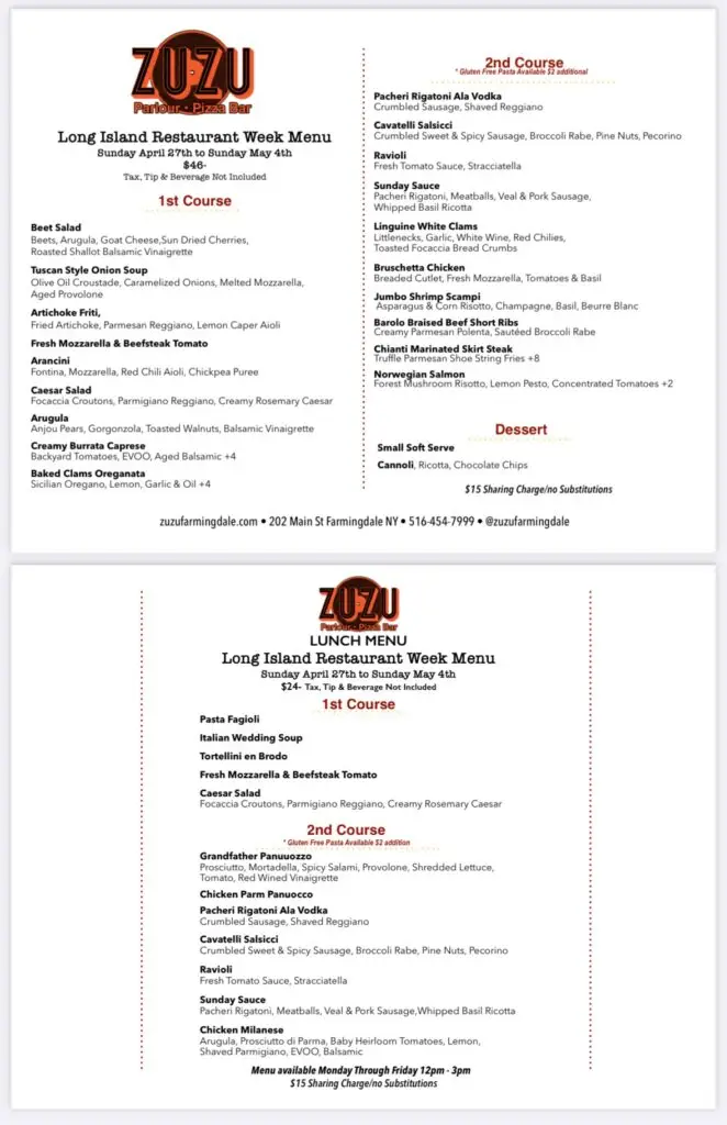 Long Island Restaurant Week