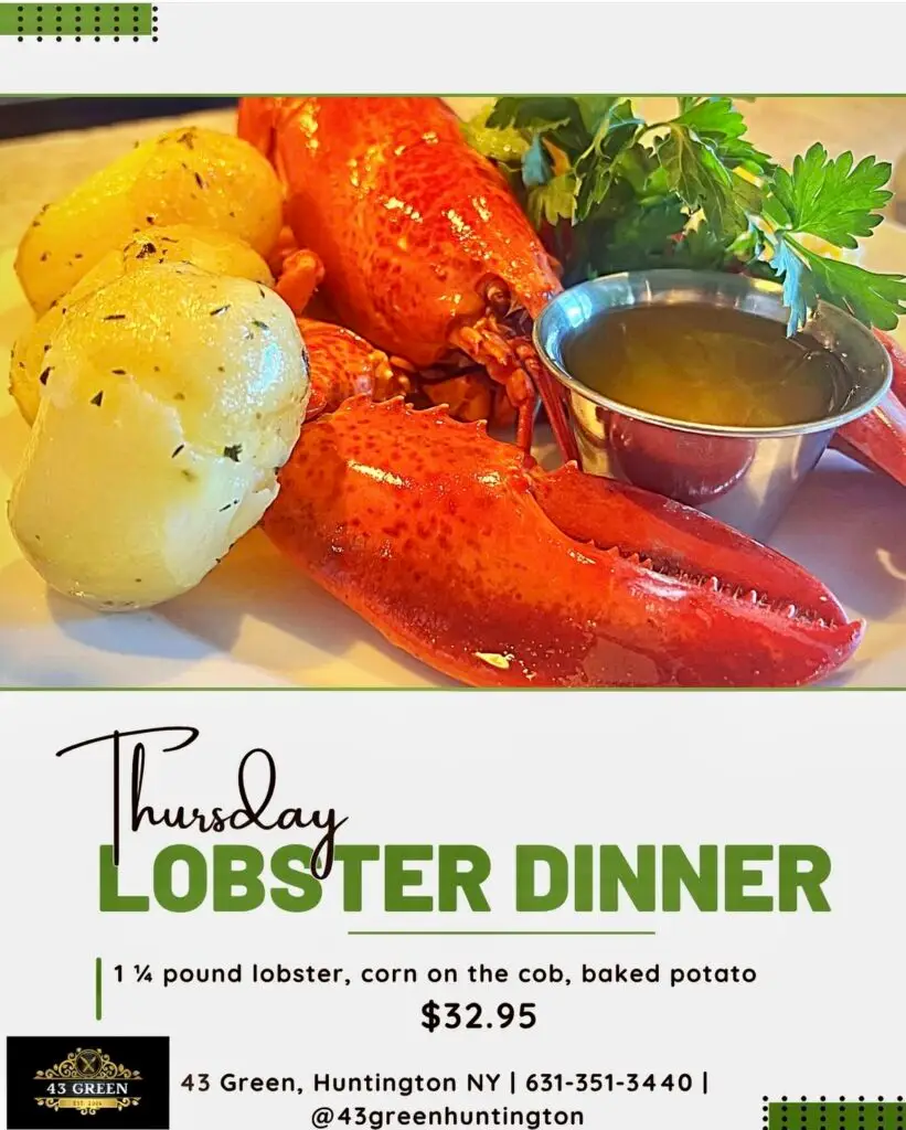 Lobster Dinner Specials