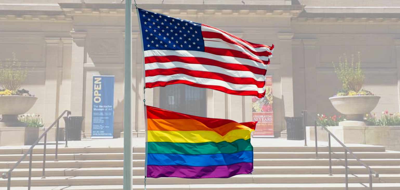 Huntington LGBT Pride Flag