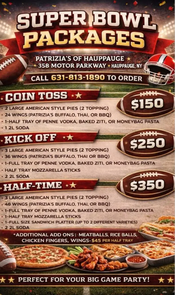 Patrizia's of Hauppauge – Going Local Long Island The Big Game