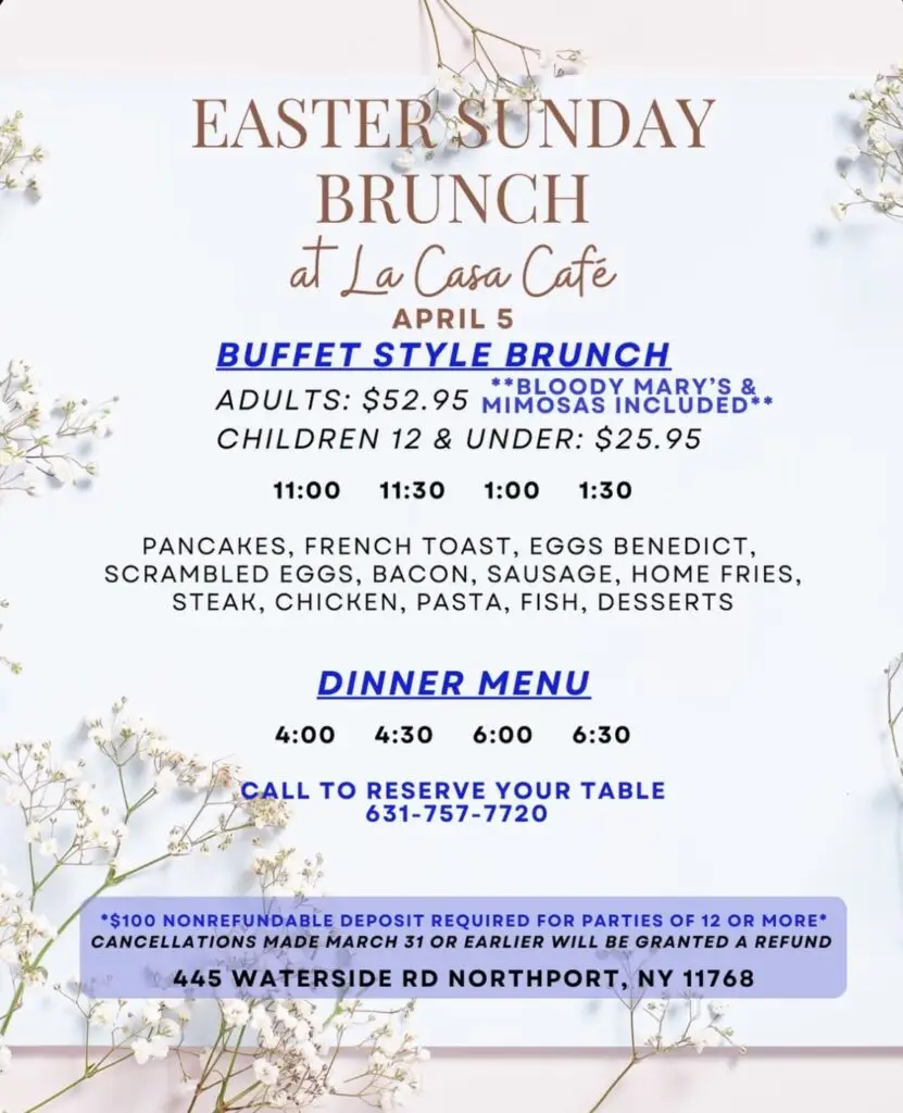 La Casa Cafe in Northport – Going Local Long Island Easter Brunch